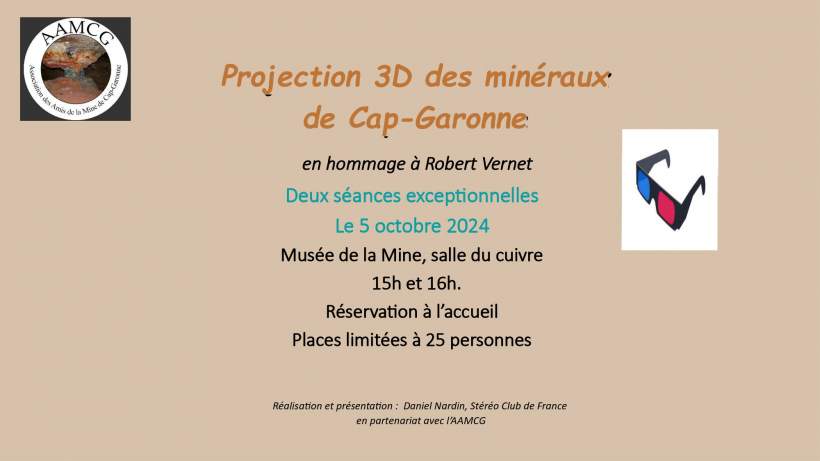 Minéraux de Cap Garonne en 3D, Fête de la science 2024