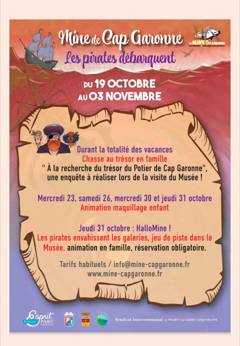 Affiche Vacances Toussaint 2024 Musée Cap Garonne