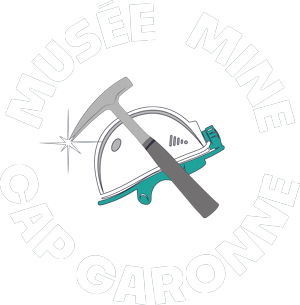Logo blanc Mine de Cap Garonne