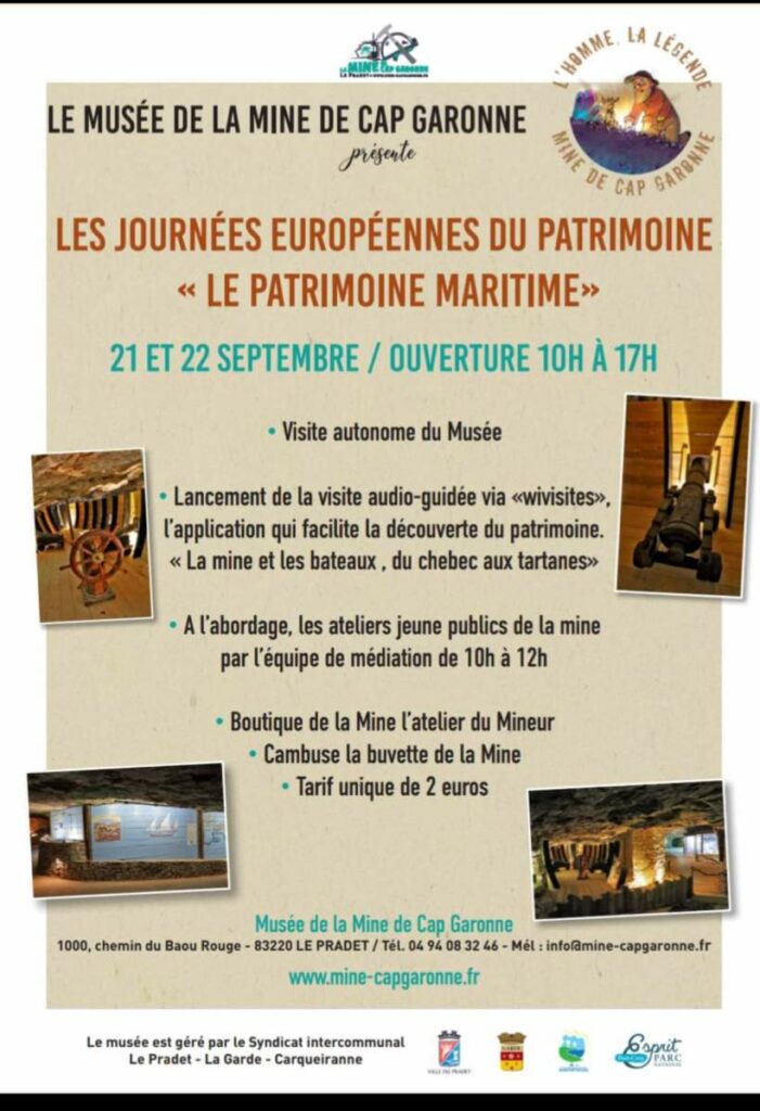 Musée Mine Cap Garonne Journées du patrimoine 2024