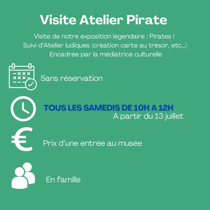 Visite Atelier Pirate juillet 2024